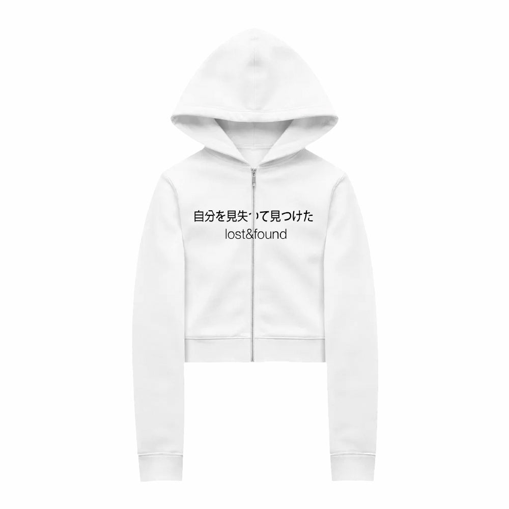 lost&found. zip-hoodie