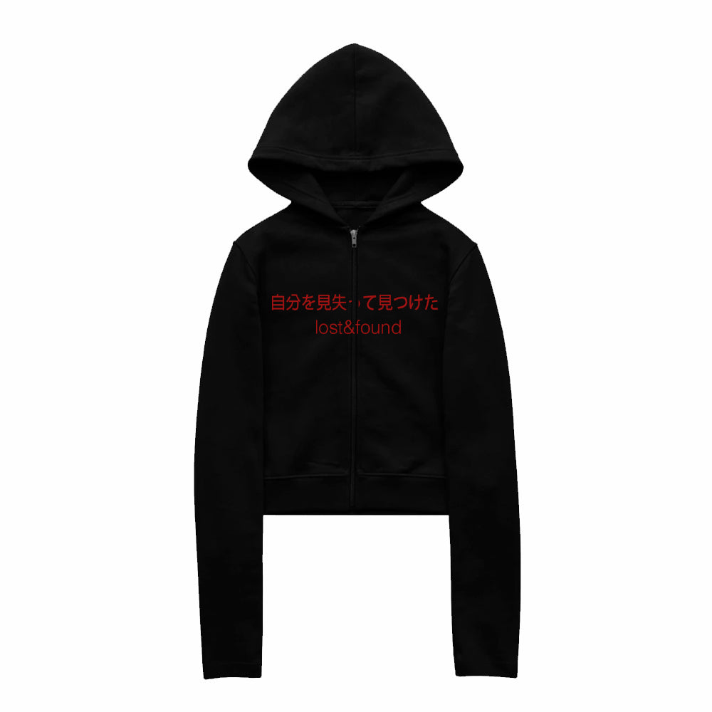 lost&found. zip-hoodie