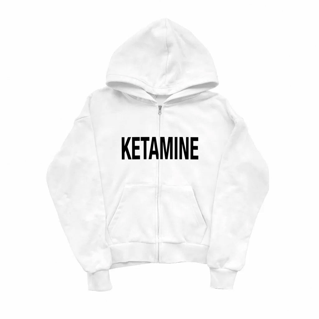 ketamine. zip-hoodie